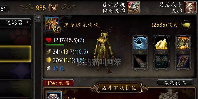 魔兽世界71级宠物从哪里来？外观有什么特点？