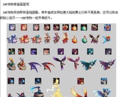 DNF宠物套装触发条件是什么？如何正确使用宠物套装？